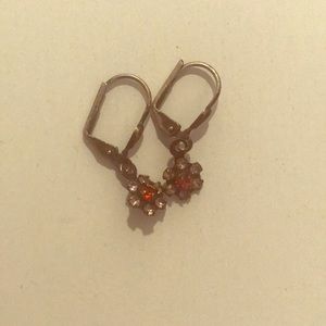 Vintage | Lavender Flower Earrings